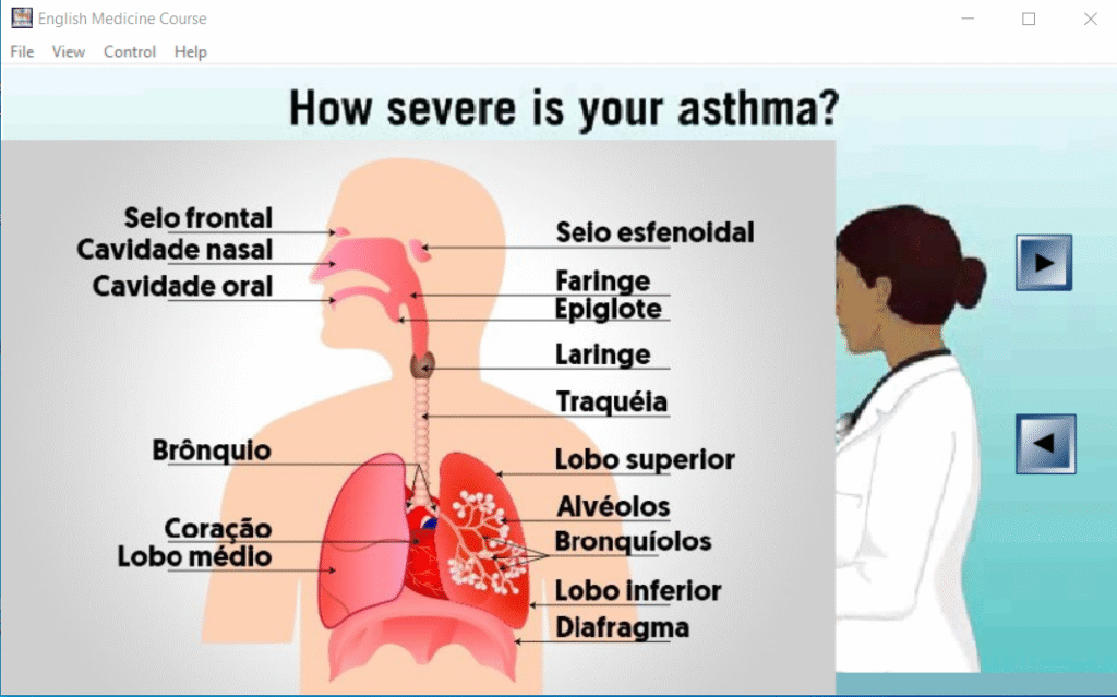 aprenda ingles medico online